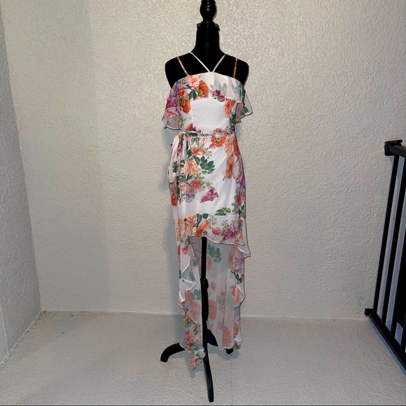 Flower high low dress - Picture 2 of 2